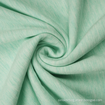 Melange Rayon Polyester spandex fleece tyg